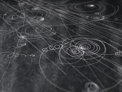 particles in a cloud chamber