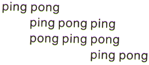 Eugen Gomringer_Ping-Pong