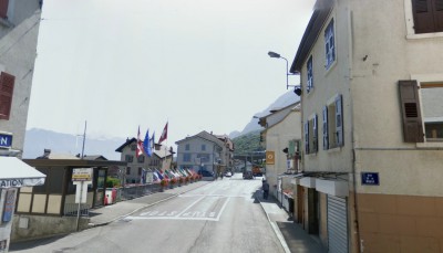351-Saint Gingolph - Rue National - Schweiz - Frankreich